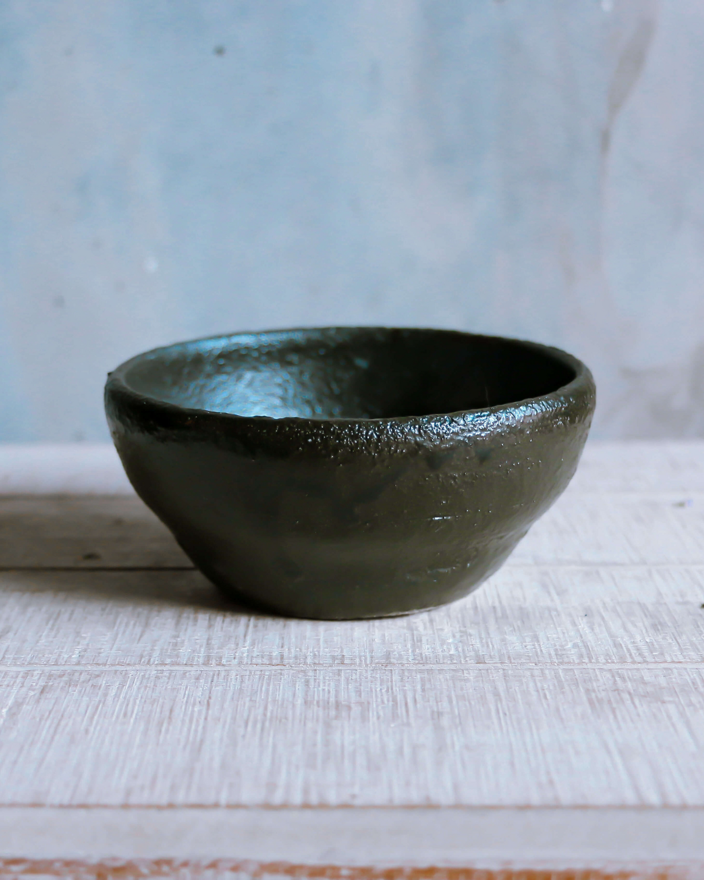Textured Black Bowl